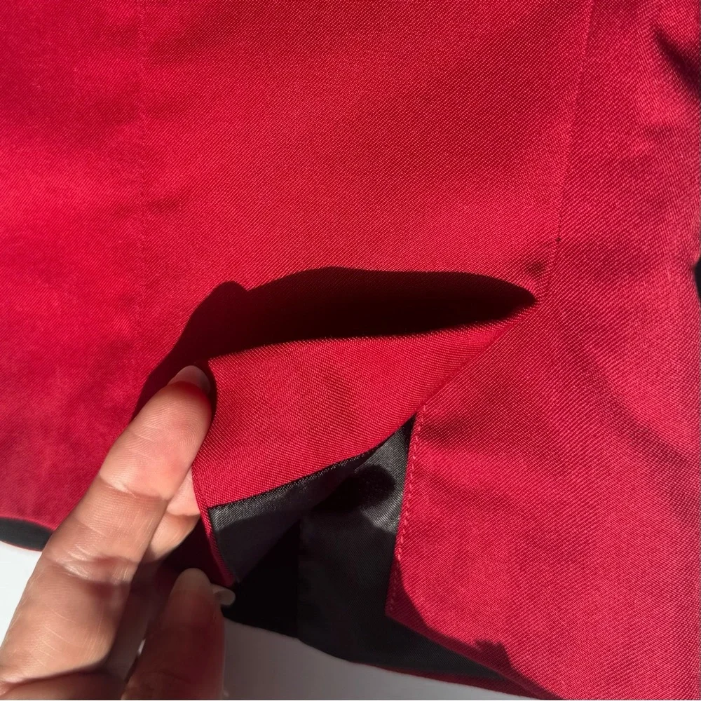 Itty Bitty Toes Toddler size 2 Red and Black Wedding Holiday Church Suit